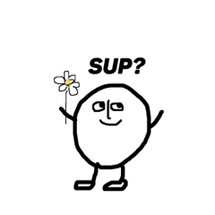 [LINEスタンプ] シンプルな挨拶に 
