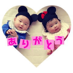[LINEスタンプ] 宮本家の双子ちゃん② 