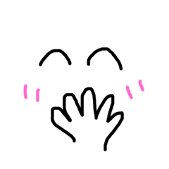 [LINEスタンプ] シンプルなデカい顔