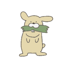 [LINEスタンプ] とってもかわいいうさぎのむぎちゃん 
