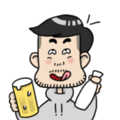 [LINEスタンプ] 髭メンスタンプ