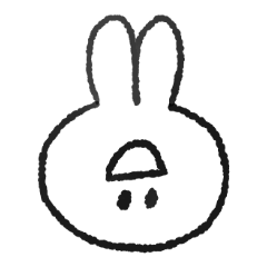 [LINEスタンプ] 逆さうさぎさん