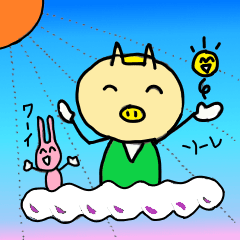 [LINEスタンプ] ブタの貯金箱、ブタッチの世界へようこそ