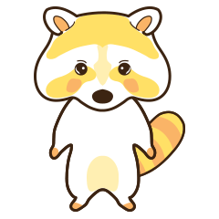 [LINEスタンプ] raccoon neogooling