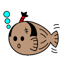[LINEスタンプ] 侍フィッシュ