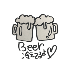 [LINEスタンプ] 日常会話を手描きスタンプで(グレー版)