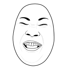 [LINEスタンプ] Silly face！ 5