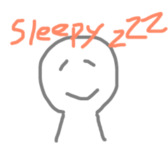 [LINEスタンプ] 眠い男の子