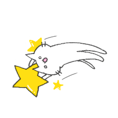 [LINEスタンプ] 白いもちゃねこ