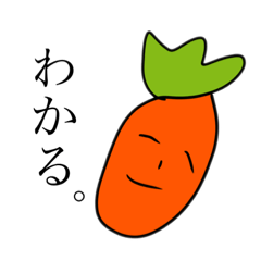 [LINEスタンプ] ゆる野菜たちの使える日常スタンプ。