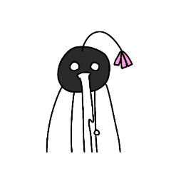 [LINEスタンプ] 共感してくれない黒い実