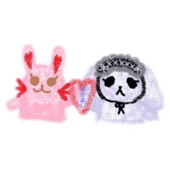 [LINEスタンプ] ほわほわうさぎぃのスタンプ④