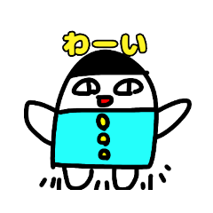 [LINEスタンプ] てんちょーメガる作のキャラ、ケッシー 