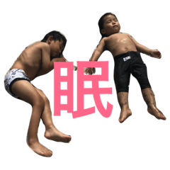[LINEスタンプ] わんぱく兄弟..
