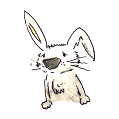 [LINEスタンプ] うさぎみたいなやつ。