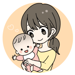 [LINEスタンプ] ママと赤ちゃんの日常