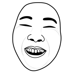 [LINEスタンプ] Silly face！