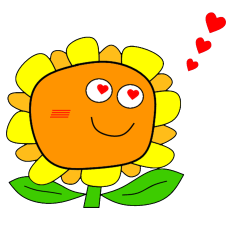 [LINEスタンプ] ひまわりの挨拶