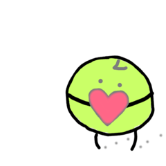 [LINEスタンプ] 梅干しみたいなおまめさんの画像（メイン）