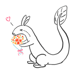 [LINEスタンプ] ヤツメウサギのかわいいスタンプ2