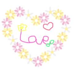 [LINEスタンプ] 可愛い一言挨拶❤️