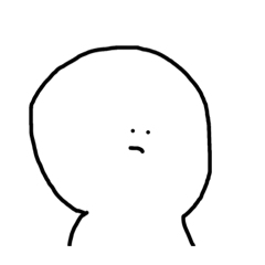[LINEスタンプ] 無表情じゃないよ(ヒト)