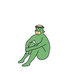 [LINEスタンプ] カッパの日常スタンプ