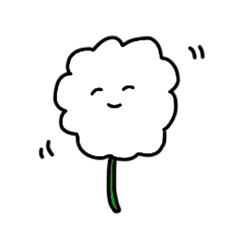 [LINEスタンプ] それゆけ！わたげさん