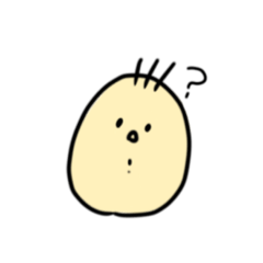 [LINEスタンプ] 面長豆助の感情