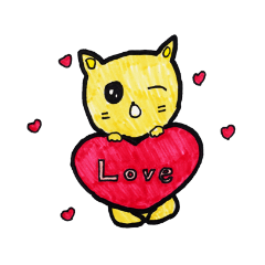 [LINEスタンプ] ネコララ(=^・・^=)