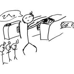 [LINEスタンプ] 定家画伯