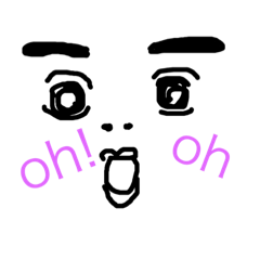 [LINEスタンプ] 顔#よく使うと思う