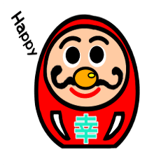[LINEスタンプ] ダルマのキモチ