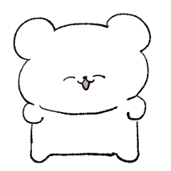 [LINEスタンプ] あんかけ村のくまなのですタンプ