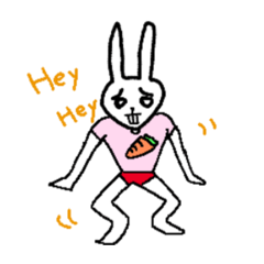 [LINEスタンプ] 可愛くなりたいうさぎ