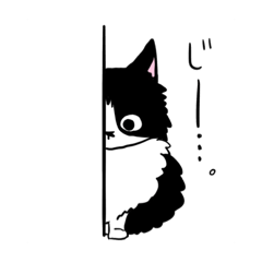 [LINEスタンプ] ハチワレもふこ