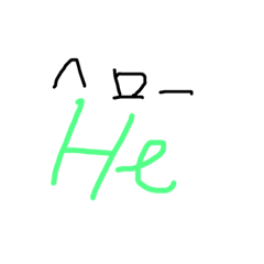 [LINEスタンプ] 希ガスと銅とヨウ素