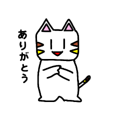 [LINEスタンプ] 三毛猫のにゃんぴ