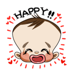 [LINEスタンプ] こうくん初めてのスタンプ