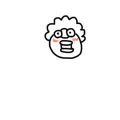 [LINEスタンプ] かお0008