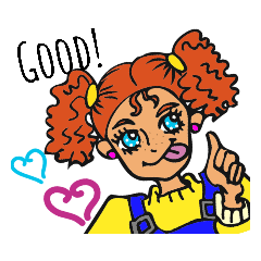 [LINEスタンプ] 可愛いオンナの子の日常