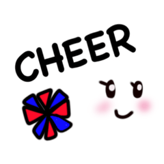 [LINEスタンプ] チアで気持ちを伝えるスタンプ