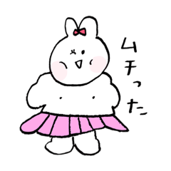 [LINEスタンプ] うさちゃんの毎日 ☆彡