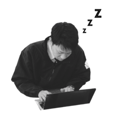[LINEスタンプ] サラリーマン大宮のモロクロ人生