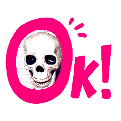 [LINEスタンプ] ガイコツのスタンプ