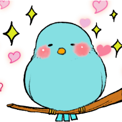 [LINEスタンプ] 使いやすいカラフルシマエナガちゃん♪
