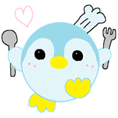 [LINEスタンプ] コックペンギン