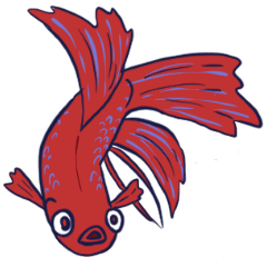 [LINEスタンプ] かわいいベタのアホン