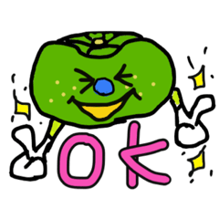 [LINEスタンプ] 日常会話⭐︎やさいちゃんとくだものくん