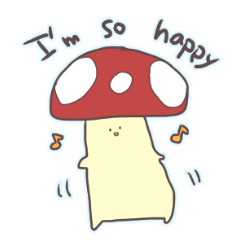 [LINEスタンプ] ゆかいなきのこスタンプ